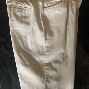 Woman’s Stylish Cream  4-Pocket Shorts Wide Elastic Waist Band